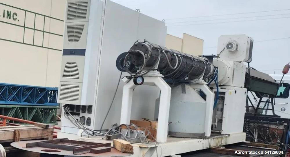 Used Welex HS 3.0 40D SV Single Screw Extruder | 3" Screw | 40:1 L/D | 1520 RPM | 550 HP VFD Drive | Vented Barrel