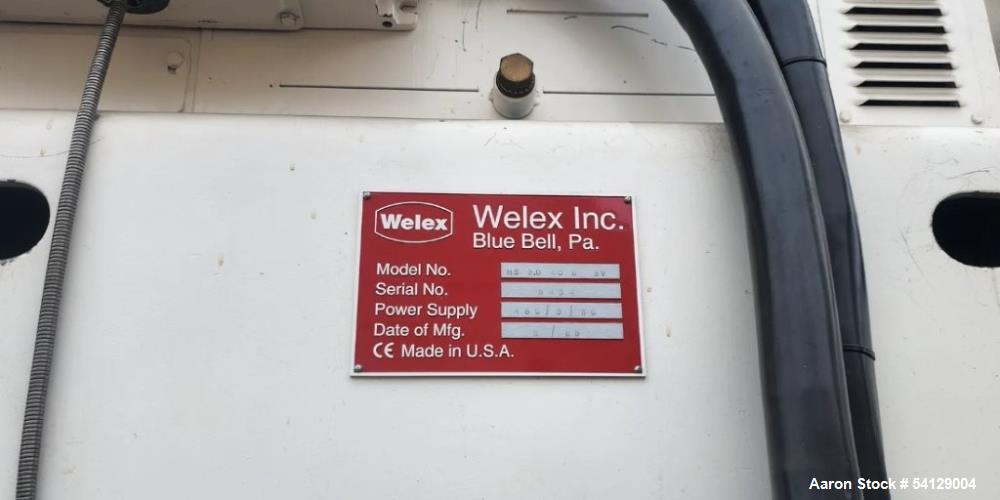 Used Welex HS 3.0 40D SV Single Screw Extruder | 3" Screw | 40:1 L/D | 1520 RPM | 550 HP VFD Drive | Vented Barrel