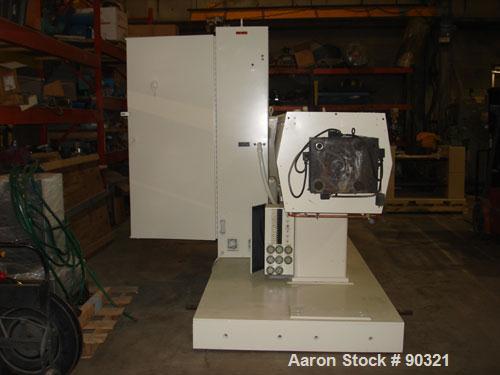 Used Wilmington-Sterling 6" Single Screw Extruder, Model 6-1/2, Approximate 30:1 L/D ratio. Electrically heated, water cooled 10 zone non-vented barrel with closed loop system with pump, tank and hea...