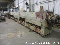 Used Davis Standard 10" Extruder, Model 100TH100D. 38:1 L/D ratio; (8) zone electrically heated, water cooled