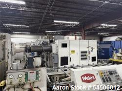 Used Welex 6.0 30D 6" Single Screw Extruder – 500 HP, 30:1 L/D, Vented Barrel with Dynisco Hydraulic Screen Changer