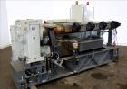 Used Cincinnati Milacron 75mm Single Screw Extruder, Model Proton 70-30G. Approximate 30 to 1 L/D ratio. Electrically heated, air cooled 4 zone non-vented barrel, water cooled feed throat, no hopper....