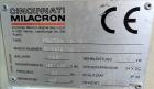Used Cincinnati Milacron 75mm Single Screw Extruder, Model Proton 70-30G. Approximate 30 to 1 L/D ratio. Electrically heated, air cooled 4 zone non-vented barrel, water cooled feed throat, no hopper....