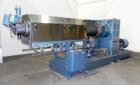Used Crown (CDLTechnologies) 8’’ Diameter Single Screw Extruder, Model CTS16-8. (1) Tapered screw starting at approximate 16’’ diameter, down to 8’’ diameter, approximately 108’’ total length, cored ...