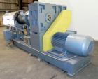 Used- Crown (CDLTechnologies) 8’’ Diameter Single Screw Extruder, Model CTS16-8. (1) Tapered screw starting at approximate 1...