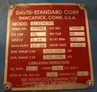 Used Davis Standard Mark V 2-1/2” Single Screw Extruder, Model 2.5IN25MV, Type DSPA. Approximate 30 to 1 L/D Ratio. Electrically heated, air cooled 5 zone non-vented barrel. Water cooled feed throat ...