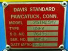 Used Davis Standard Mark V 2-1/2” Single Screw Extruder, Model 2.5IN25MV, Type DSPA. Approximate 30 to 1 L/D Ratio. Electrically heated, air cooled 5 zone non-vented barrel. Water cooled feed throat ...