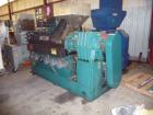 Used Davis Standard 2-1/2'' Thermatic Single Screw Extruder, Model 25IN25. 30 to 1 L/D ratio. Electrically heated, air cooled 6 zone barrel. Water cooled feed throat with hopper. Approximate 42