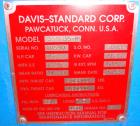 Used Davis Standard Mark V 3-1/2” Single Screw Extruder, Model 35IN35, Type DSPA. SO# 76499. Approximate 30 to 1 L/D ratio. Driven by a 75hp, 230/460 volt, 2700 rpm motor thru a reducer, HP capacity ...