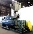 Used Davis Standard 6” Single Screw Extruder, Model 60IN60TPIH. Approximately 24 to 1 L/D ratio. Electrically heated, water cooled 5 zone non-vented barrel, with tank, heat exchanger, and pump. Water...