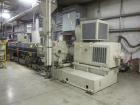 Used Davis Standard 6” Single Screw Extruder, Model 60IN80R, 38:1 L/D. Electrically heated, water cooled, jacketed feed section, on board circulation system, 600 hp dc motor with SCR controller, top ...