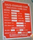 Used Davis Standard 3-1/2