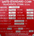 USED: Davis Standard Extruder, model 75MM25, type DSPA. 75 mm screw diameter, approximate 44:1 L/D ratio. 152 1/2