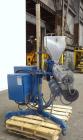 Used Genca 1-1/4” Single Screw Pedestal Mounted Extruder, Model GV125-24BBS2A00A. Approximately 24 to 1 L/D ratio. Electrically heated, air cooled 3 zone non-vented barrel. Water cooled feed throat w...
