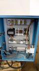 Used Genca 1-1/4” Single Screw Pedestal Mounted Extruder, Model GV125-24BBS2A00A. Approximately 24 to 1 L/D ratio. Electrically heated, air cooled 3 zone non-vented barrel. Water cooled feed throat w...