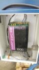 Used Genca 1-1/4” Single Screw Pedestal Mounted Extruder, Model GV125-24BBS2A00A. Approximately 24 to 1 L/D ratio. Electrically heated, air cooled 3 zone non-vented barrel. Water cooled feed throat w...
