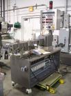 Used Leistritz Extruder, Model K-CL-24 KT-20 + ZSE-18/40D Screw Set. Manufactured 2007. #5 Screws, 40:1 L/D ratio, 18 hp, 4:1 reducer gearbox ratio.