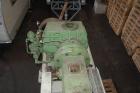 USED: Macchi 60mm single screw extruder, type K8UT-TR. Driven by a 74.5 kW motor. Includes 2 dose units. Excludes control panel.