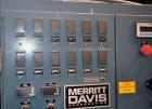 Used Merritt Davis 3-1/2” Single Screw, Model A/C MX R.H. Approximate 24 to 1 L/D ratio. Electrically heated, air cooled 5 zone non-vented barrel, approximate 42