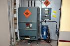 Used PTI Processing Technologies 2-1/2” Trident Series Single Screw Extruder, Model 2500. Approximate 32 to 1 L/D ratio. 5 Zone non-vented barrel electrically heated, air cooled. Water cooled feed th...