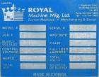 Used Royal Machine 1.25