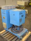 Used Theysohn 3/4’’ Single Screw Co-Extruder. Approximate 20 to 1 L/D ratio. Electrically heated, air cooled 3 zone non-vented barrel. Water cooled feed throat with hopper. Driven by a 2hp, 530 volt,...