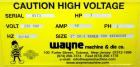 Used Wayne Machine & Die 1” Single Screw Extruder, Model Table Top. Approximately 20 to 1 L/D ratio. Electrically heated, air cooled 2 zone non-vented barrel. Water cooled feed throat, no hopper. Dri...