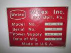 Used-Welex Model 250 30D 2.5