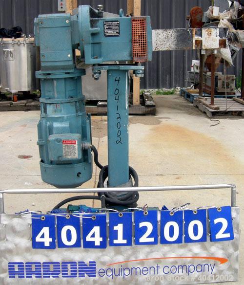 Used Krupp Werner Pfleiderer 58mm twin screw side feeder, model ZS-B58. (2) 2.2" (52mm) side by side screws, top feed, no hopper. Driven by a 7.5 hp, 3/60/230/460 volt, 1770 rpm gearmotor, ratio 6.7 ...