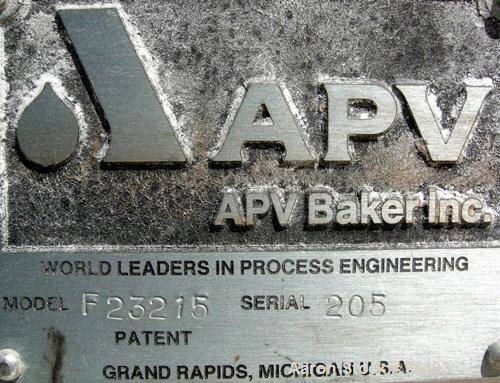 Used APV Baker Twin Screw Extruder, 50 MM Screw Diameter, Model F23215