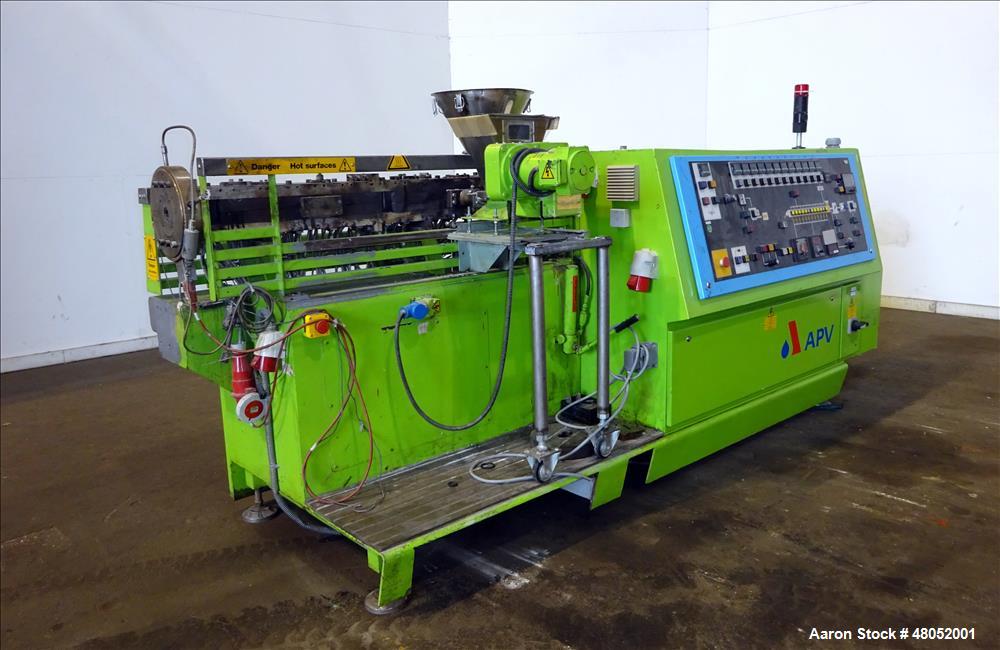 Used APV Baker LTD Twin Screw Extruder, Model MP 2040 TC.