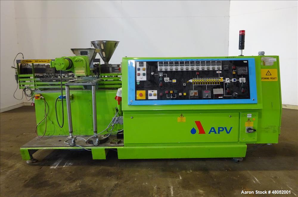 Used APV Baker LTD Twin Screw Extruder, Model MP 2040 TC.