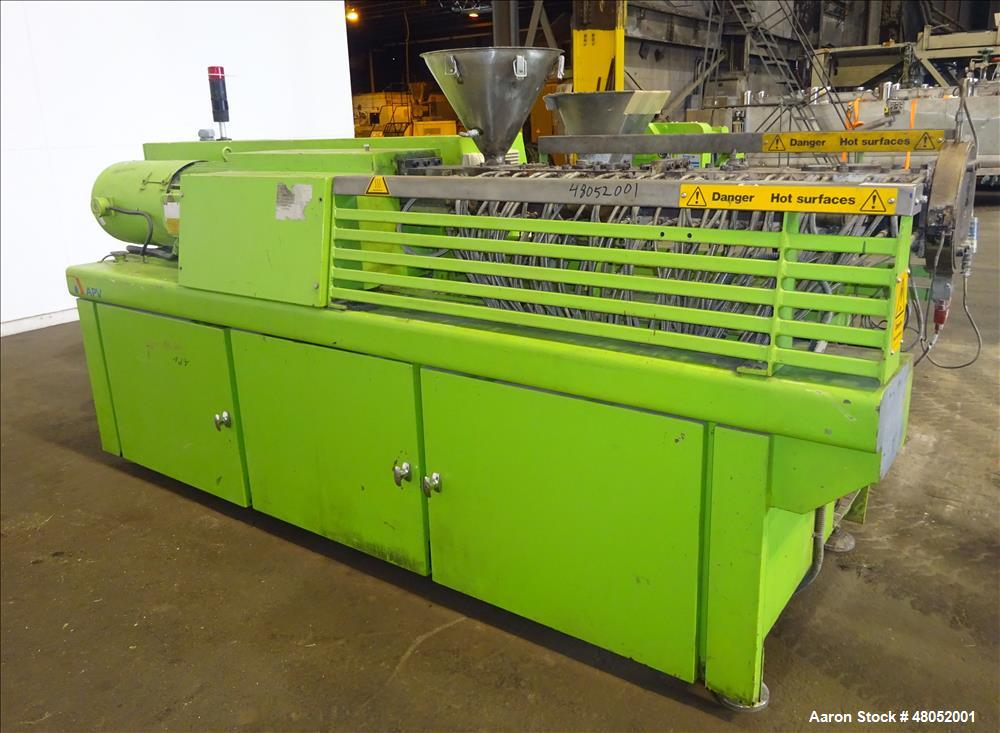 Used APV Baker LTD Twin Screw Extruder, Model MP 2040 TC.