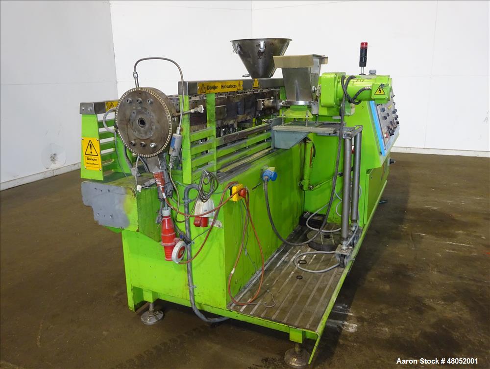 Used APV Baker LTD Twin Screw Extruder, Model MP 2040 TC.