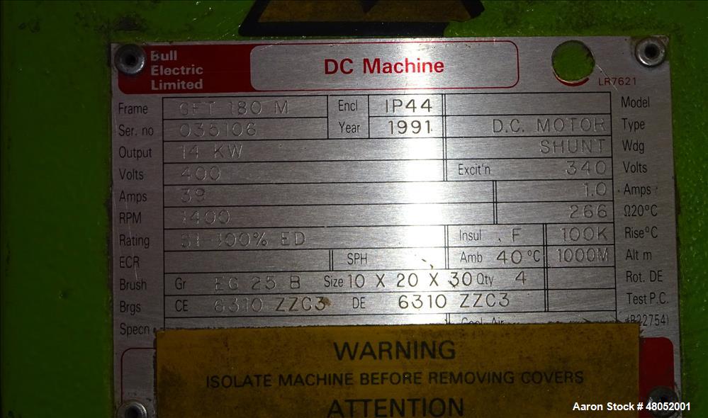 Used APV Baker LTD Twin Screw Extruder, Model MP 2040 TC.