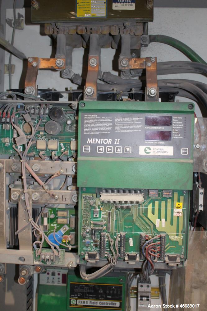 Used B&P Process Equipment MP Series 80 mm Twin Screw Compounder Extruder, Mode