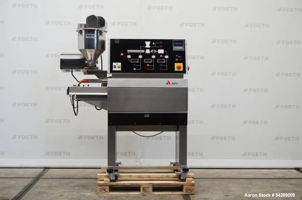 Used APV PGX 30 Twin Screw Extruder with K-Tron T22 Feeder – Compact Pilot Compounding System