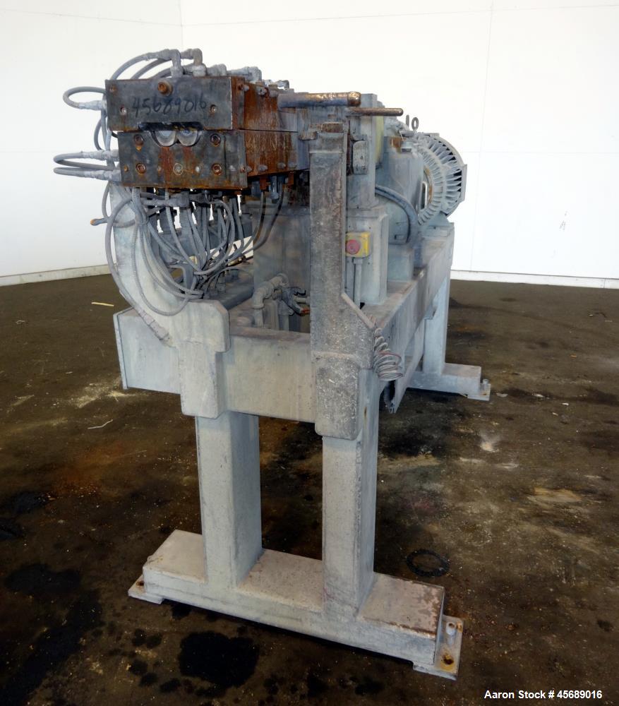 Used B&P Process Equipment MP Series 50mm Twin Screw Compounder Extruder, Model