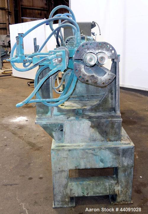 Used- Baker Perkins 125mm MP Series Twin Screw Extruder. Approximate L/D ratio. Co-rotating screw design. Clamshell design l...