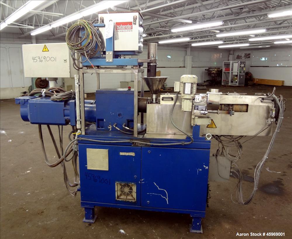 Used Berstorff ZE-25 CL Twin Screw Extruder