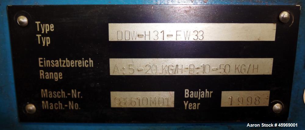Used Berstorff ZE-25 CL Twin Screw Extruder