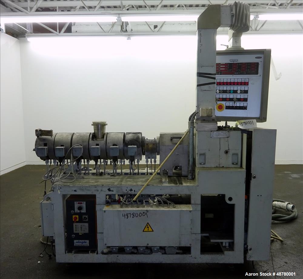 Used- Berstorff 40mm Twin Screw Extruder, Model ZE 40/40A.