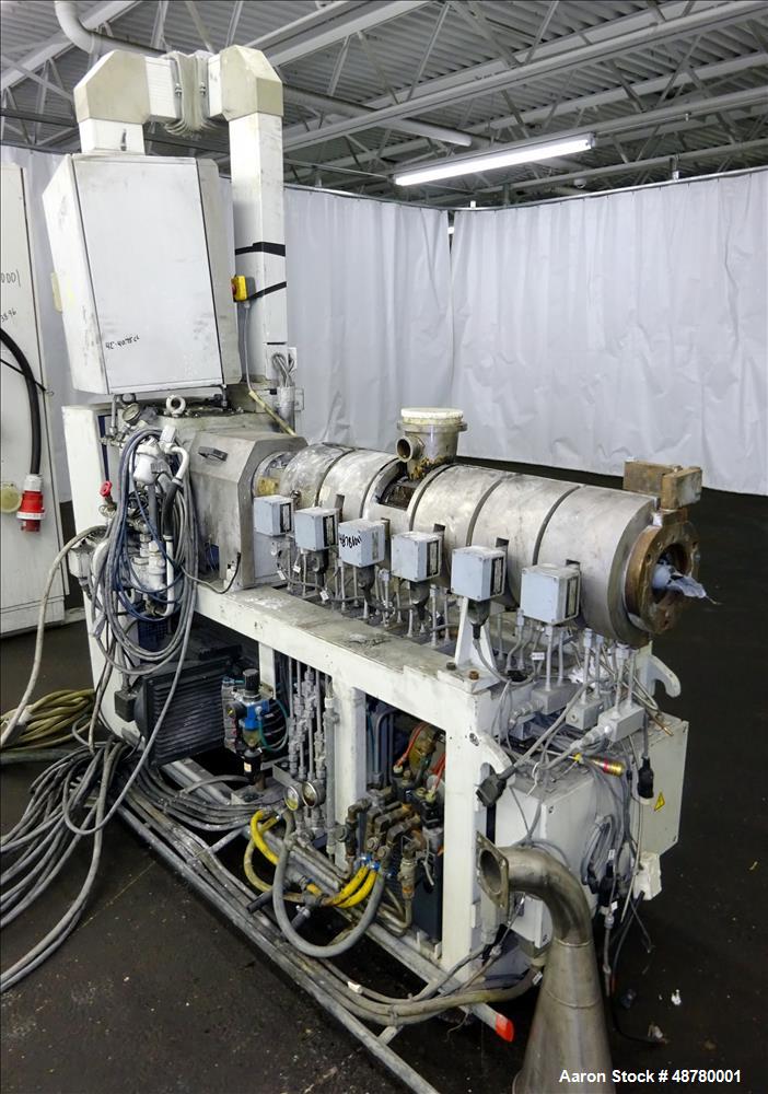 Used Berstorff 40mm Twin Screw Extruder, Model ZE 40/40A.