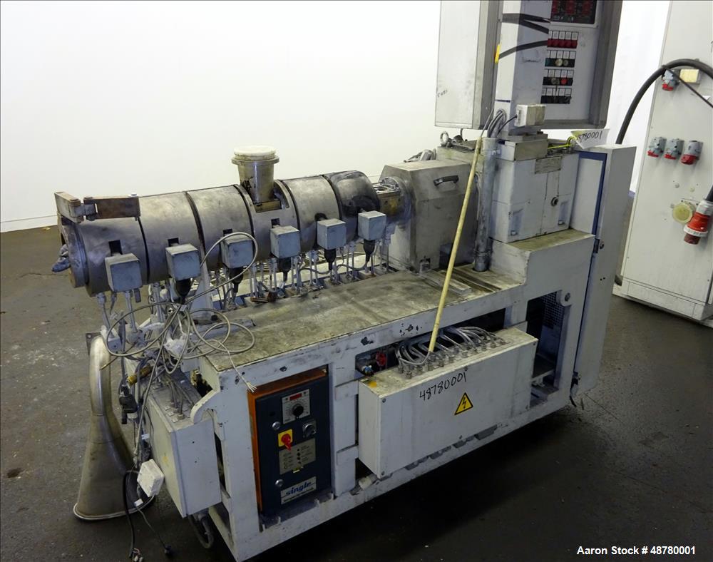 Used- Berstorff 40mm Twin Screw Extruder, Model ZE 40/40A.