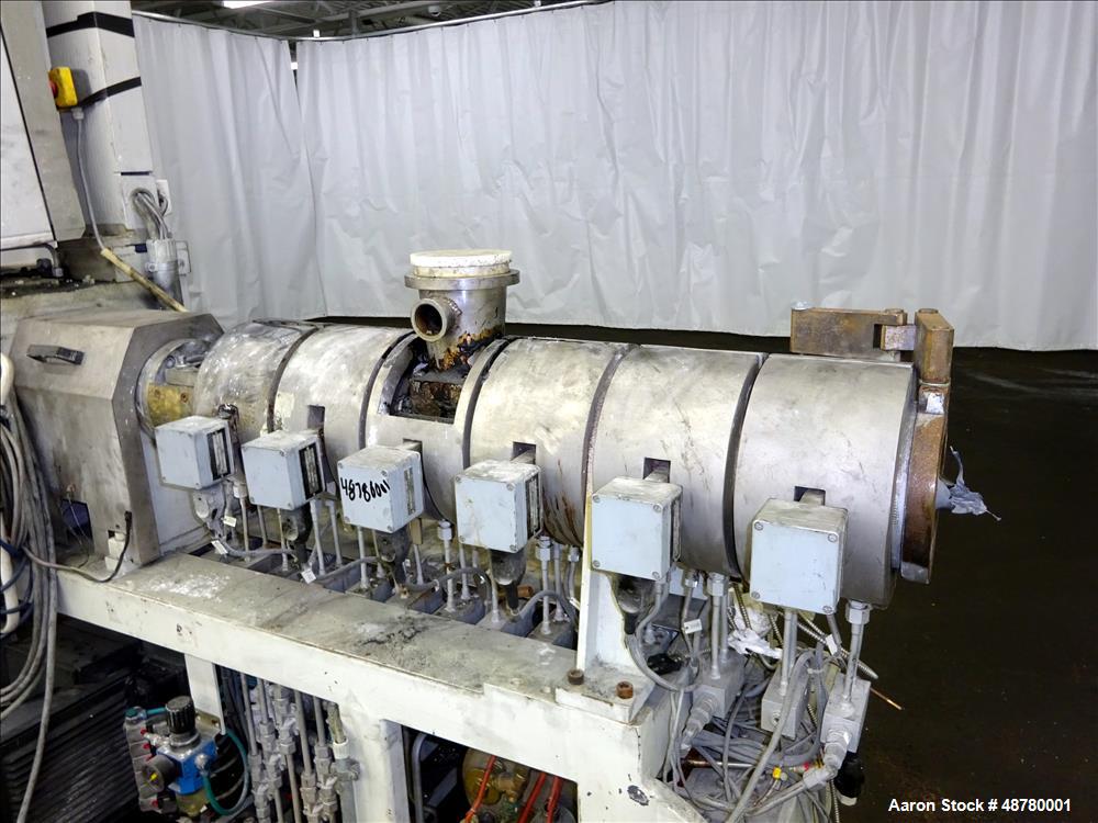 Used Berstorff 40mm Twin Screw Extruder, Model ZE 40/40A.