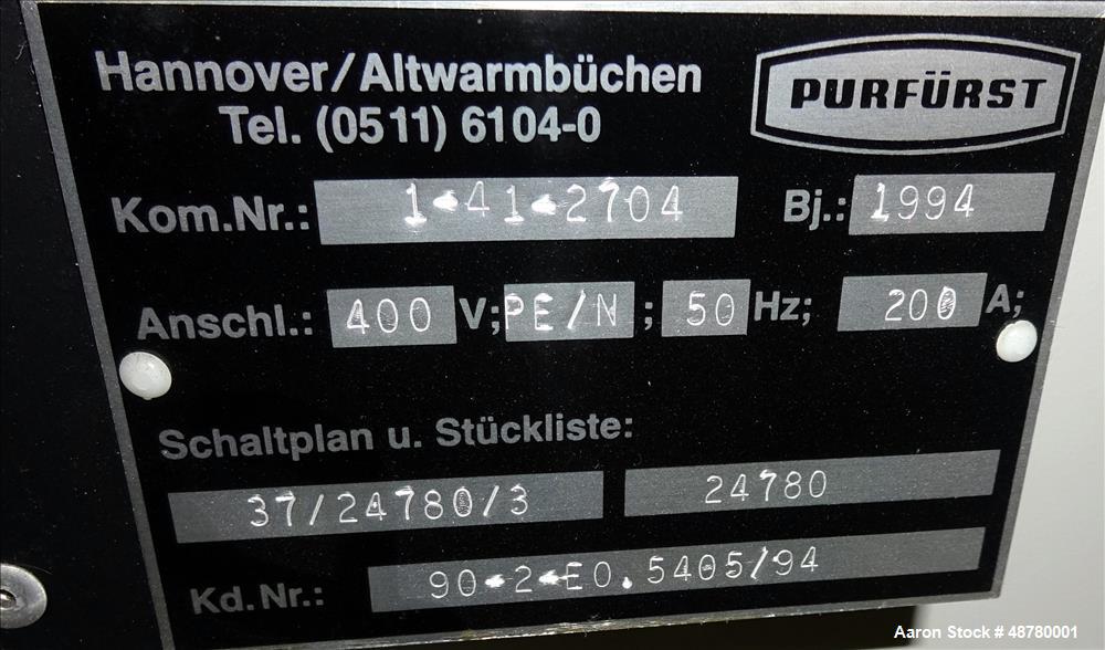 Used Berstorff 40mm Twin Screw Extruder, Model ZE 40/40A.