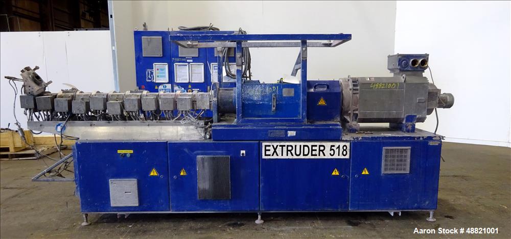 Used Berstoff Twin Screw Extruder, Type ZE 40Ax44D-UTX.