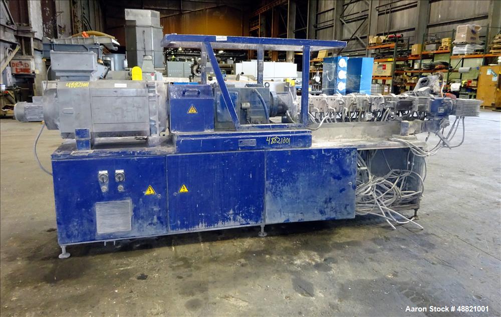 Used- Berstoff Twin Screw Extruder, Type ZE 40Ax44D-UTX.