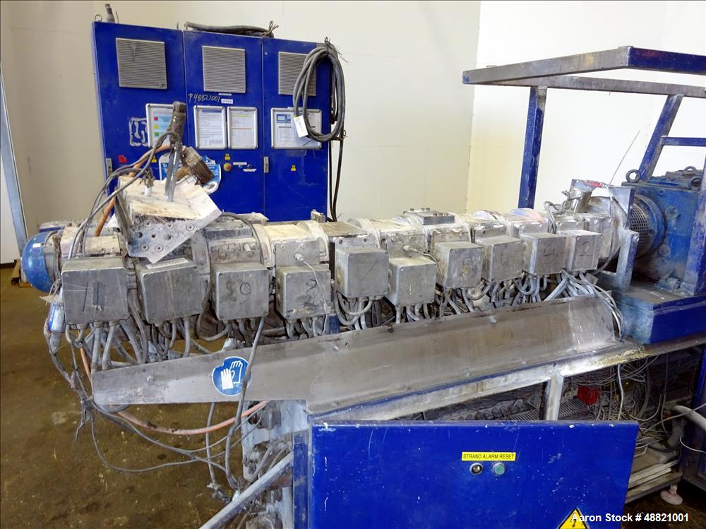 Used Berstoff Twin Screw Extruder, Type ZE 40Ax44D-UTX.