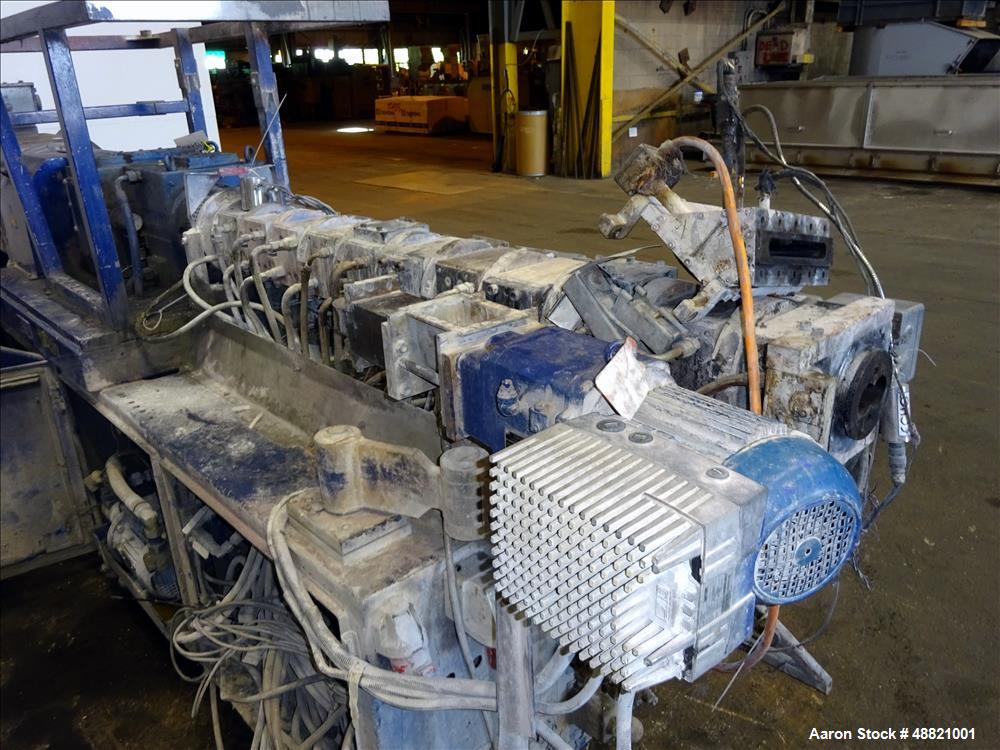 Used Berstoff Twin Screw Extruder, Type ZE 40Ax44D-UTX.